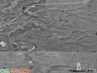 Zip code 65457 satellite photo by USGS