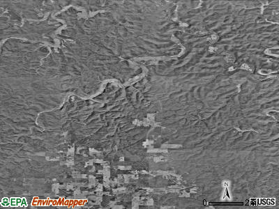 Zip code 65479 satellite photo by USGS