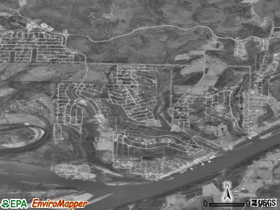 Zip code 65740 satellite photo by USGS