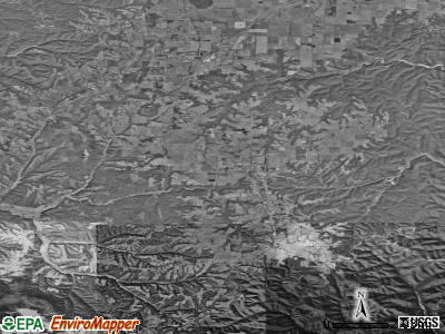 Zip code 65745 satellite photo by USGS