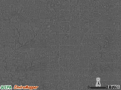 Zip code 66015 satellite photo by USGS