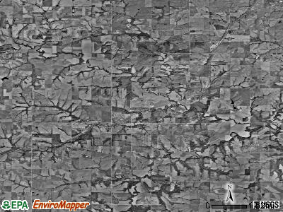 Zip code 66016 satellite photo by USGS