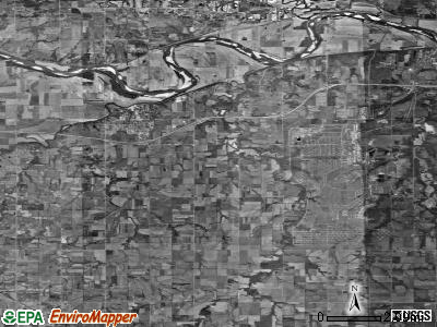 Zip code 66025 satellite photo by USGS
