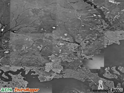 Zip code 08087 satellite photo by USGS
