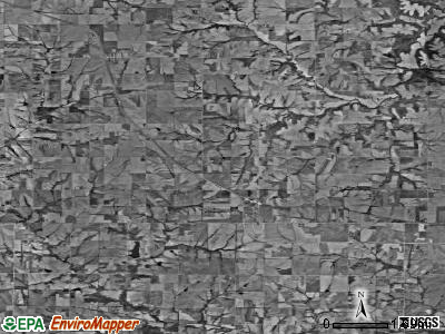 Zip code 66041 satellite photo by USGS