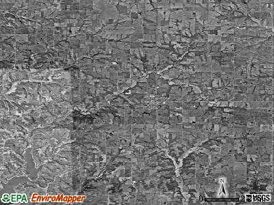 Zip code 66066 satellite photo by USGS
