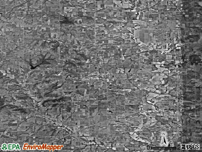 Zip code 66086 satellite photo by USGS