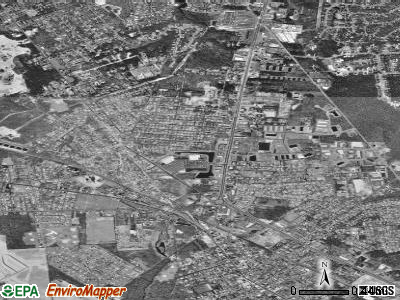 Zip code 08091 satellite photo by USGS