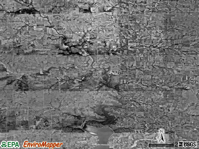 Zip code 66088 satellite photo by USGS