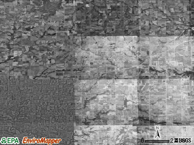 Zip code 66092 satellite photo by USGS
