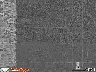 Zip code 66095 satellite photo by USGS