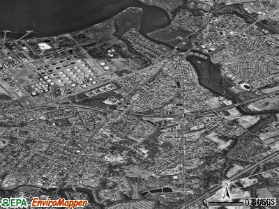 Zip code 08093 satellite photo by USGS