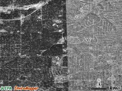 Zip code 66208 satellite photo by USGS
