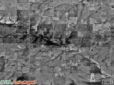 Zip code 66419 satellite photo by USGS
