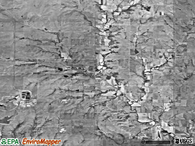 Zip code 66422 satellite photo by USGS