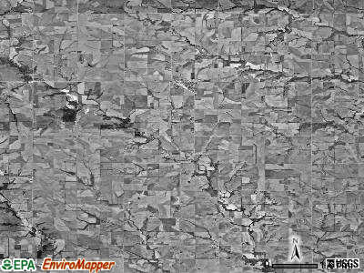 Zip code 66425 satellite photo by USGS
