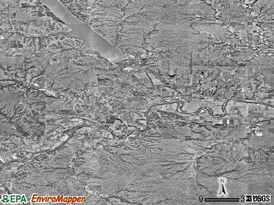 Zip code 66502 satellite photo by USGS