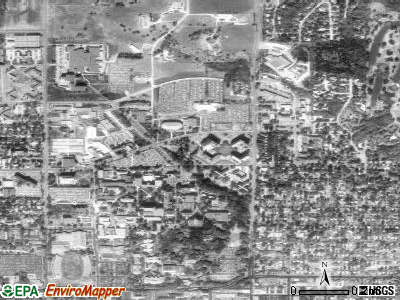 Zip code 66506 satellite photo by USGS
