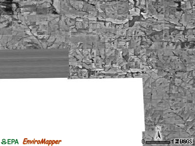 Zip code 66516 satellite photo by USGS