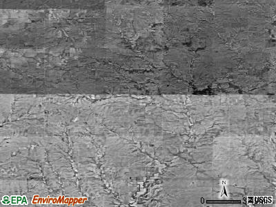 Zip code 66521 satellite photo by USGS