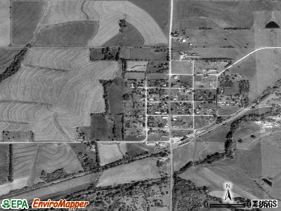 Zip code 66522 satellite photo by USGS
