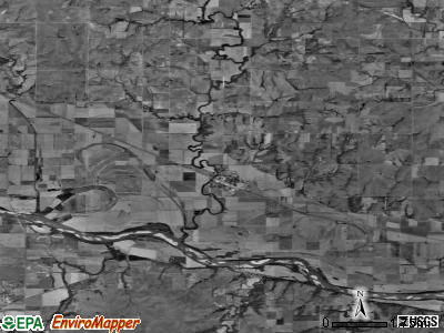 Zip code 66533 satellite photo by USGS