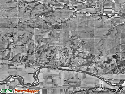 Zip code 66535 satellite photo by USGS