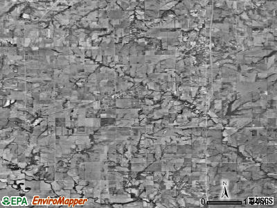 Zip code 66537 satellite photo by USGS