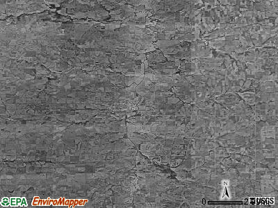 Zip code 66538 satellite photo by USGS