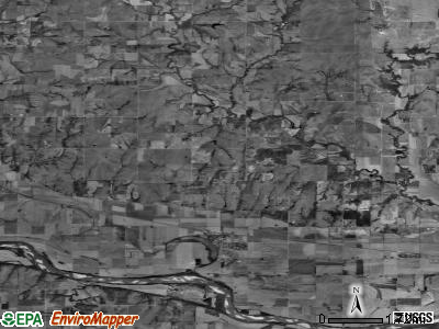 Zip code 66539 satellite photo by USGS