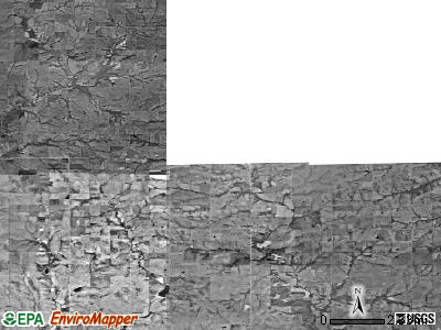 Zip code 66540 satellite photo by USGS