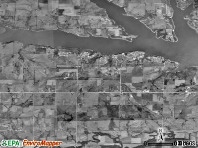 Zip code 66543 satellite photo by USGS