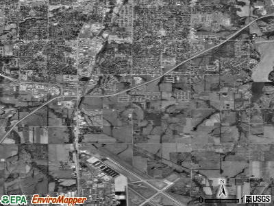 Zip code 66609 satellite photo by USGS