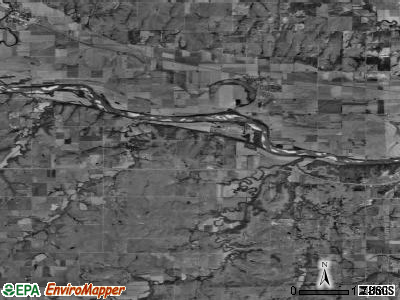 Zip code 66615 satellite photo by USGS
