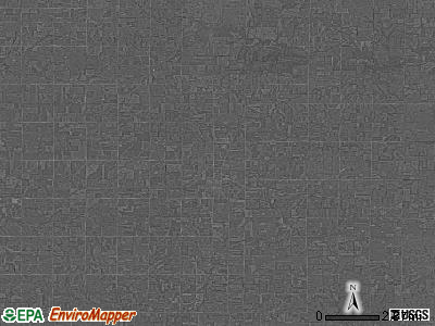 Zip code 66755 satellite photo by USGS