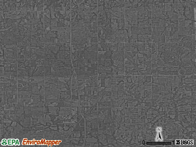 Zip code 66767 satellite photo by USGS