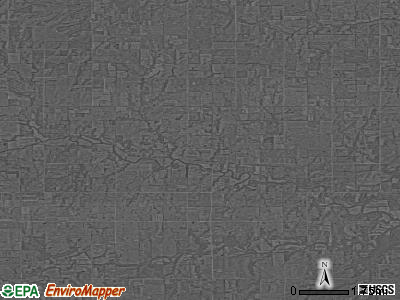 Zip code 66769 satellite photo by USGS