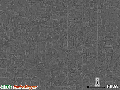 Zip code 66772 satellite photo by USGS