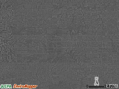 Zip code 66776 satellite photo by USGS