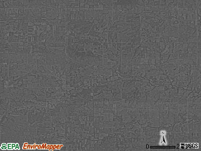 Zip code 66779 satellite photo by USGS