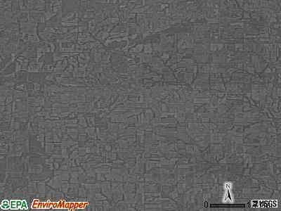 Zip code 66781 satellite photo by USGS