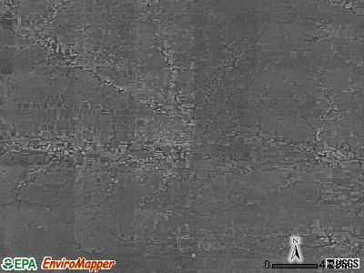 Zip code 66801 satellite photo by USGS