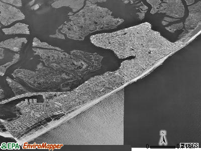 Zip code 08203 satellite photo by USGS