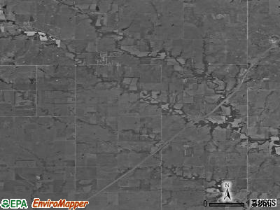 Zip code 66830 satellite photo by USGS
