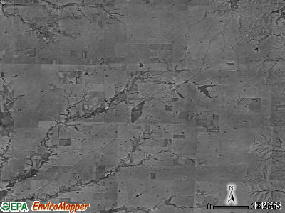 Zip code 66842 satellite photo by USGS