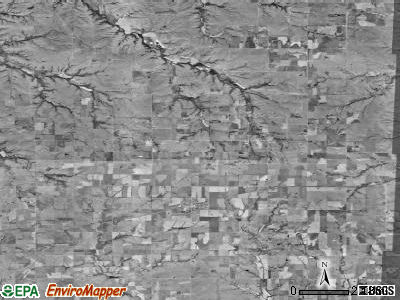 Zip code 66849 satellite photo by USGS