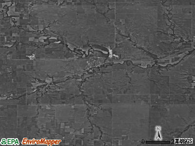 Zip code 66851 satellite photo by USGS