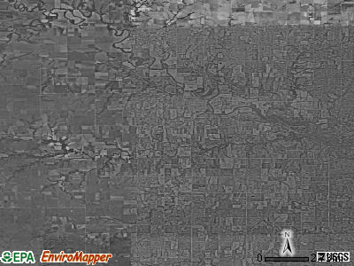 Zip code 66854 satellite photo by USGS