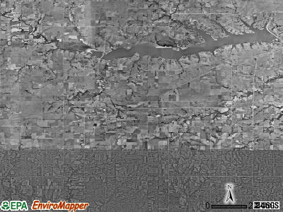 Zip code 66856 satellite photo by USGS