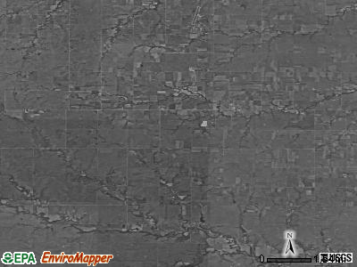 Zip code 66864 satellite photo by USGS